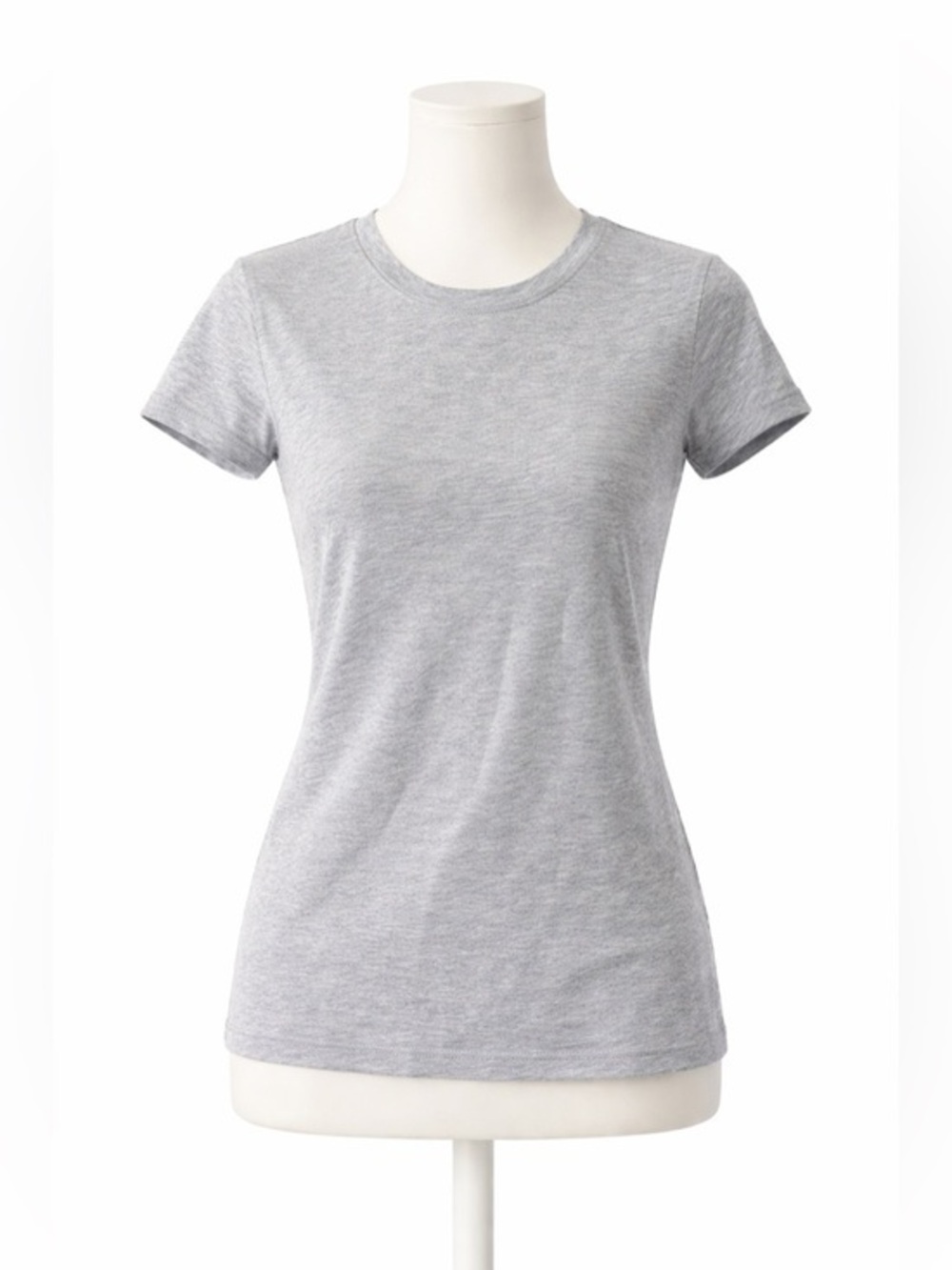 7 ate 9 Apparel Heather Gray Crew Neck Tee Size Small NWOT